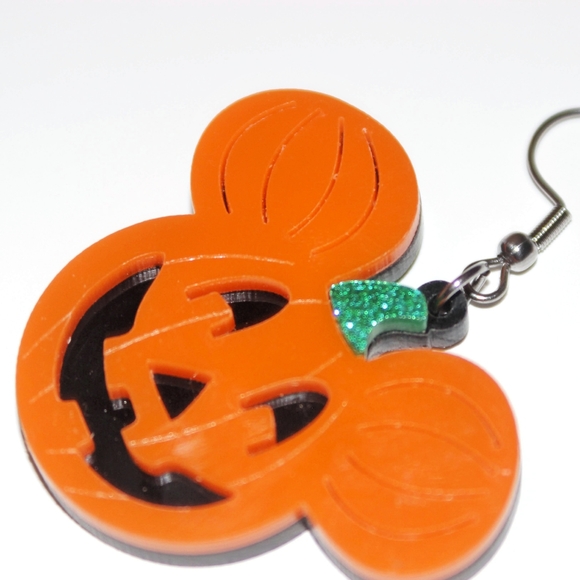 Disney Jack-o-Lantern Halloween pumpkin earrings - Picture 11 of 12